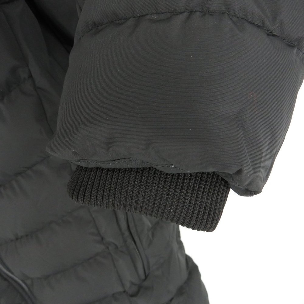 Women's Black Winter Puffer Coat Jacket Faux Fur Removable Hood L NWT - Picture 3 of 6